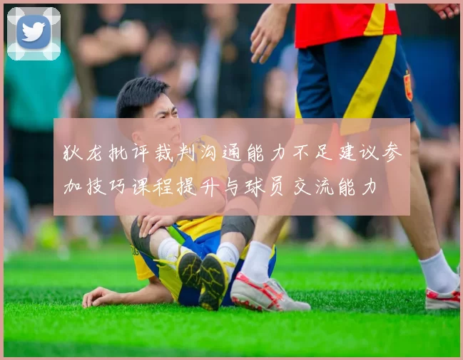 狄龙批评裁判沟通能力不足建议参加技巧课程提升与球员交流能力